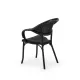 Chair MARCO 110 in Black for Professional Outdoor Use