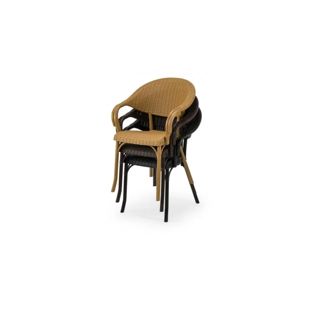 Chair MARCO 110 in Black for Professional Outdoor Use