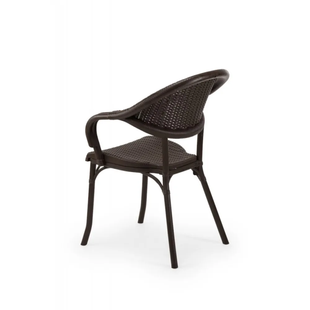 Chair MARCO 210 in Brown for Professional Outdoor Use