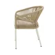 AUGUSTO 3017 Beige Technorattan Chair with Cushion