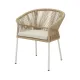 AUGUSTO 3017 Beige Technorattan Chair with Cushion