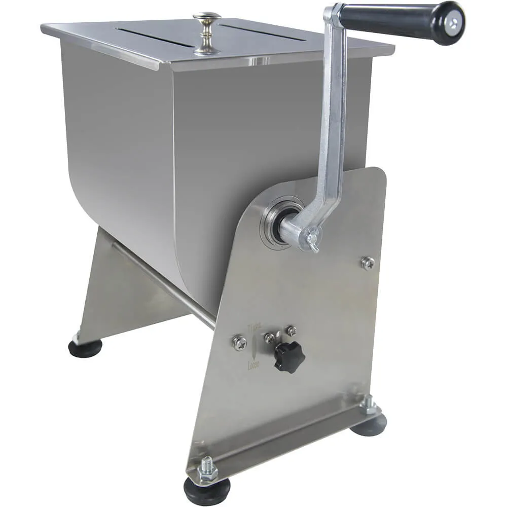 Stalgast manual meat mixer with 10 L tilting bowl