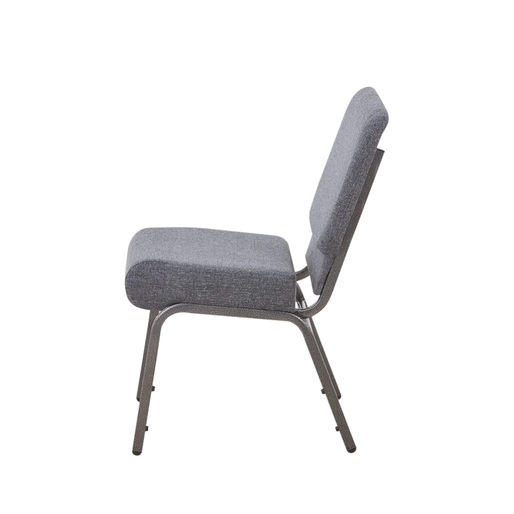 Ambassador GR15 Grey Stacking Chair for Catering Use