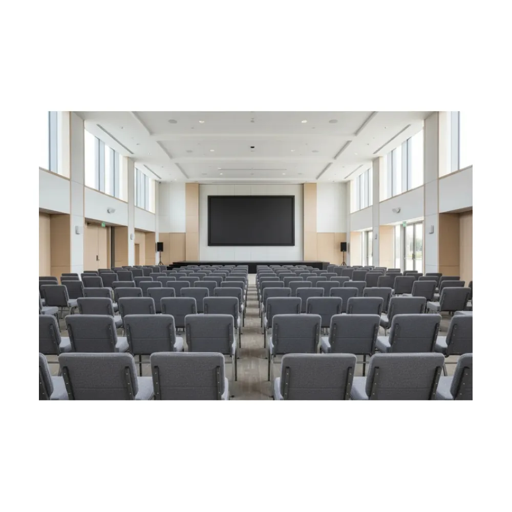Ambassador GR15 Grey Stacking Chair for Catering Use