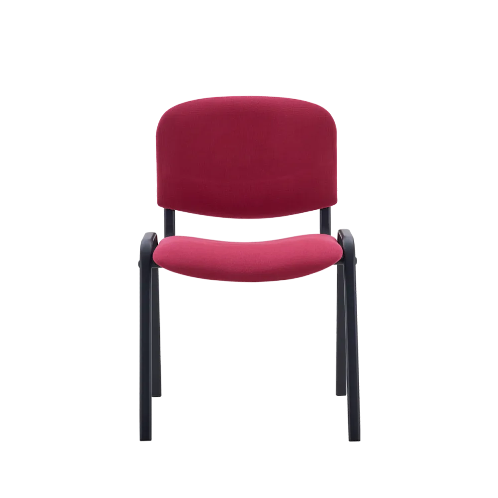 BHS.LV Chair ISO 24H BL T0019 in Red for Professional Spaces