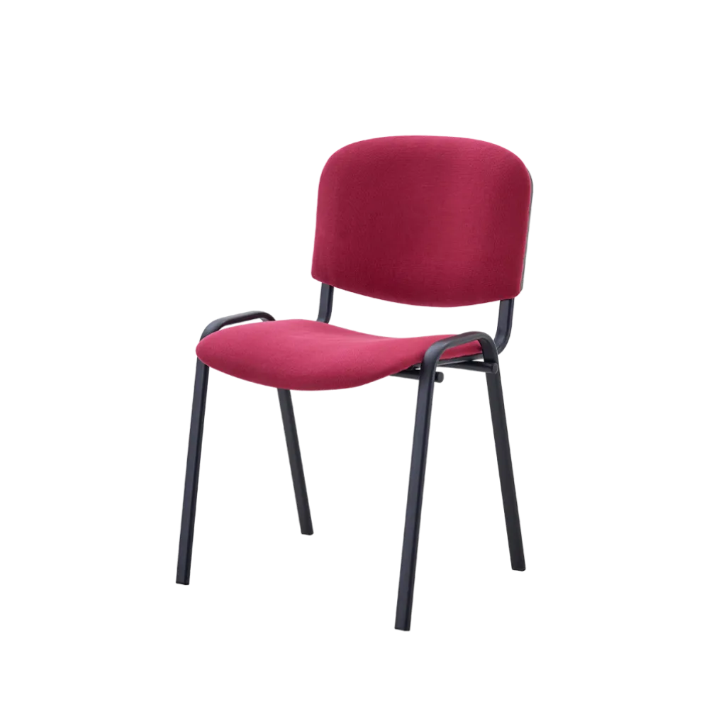 BHS.LV Chair ISO 24H BL T0019 in Red for Professional Spaces