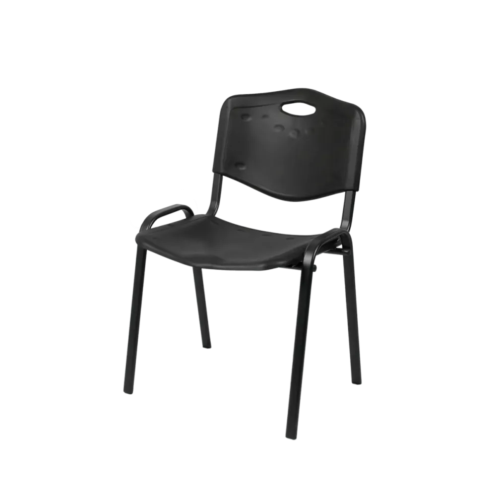 BHS.LV Chaise ISO PLAST 0102 in Black for Professional Spaces