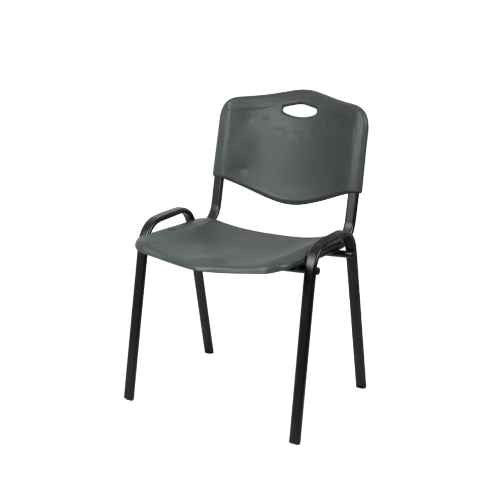 BHS.LV Chair ISO PLAST 0105 in Grey for Professional Spaces