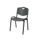 BHS.LV Chair ISO PLAST 0105 in Grey for Professional Spaces