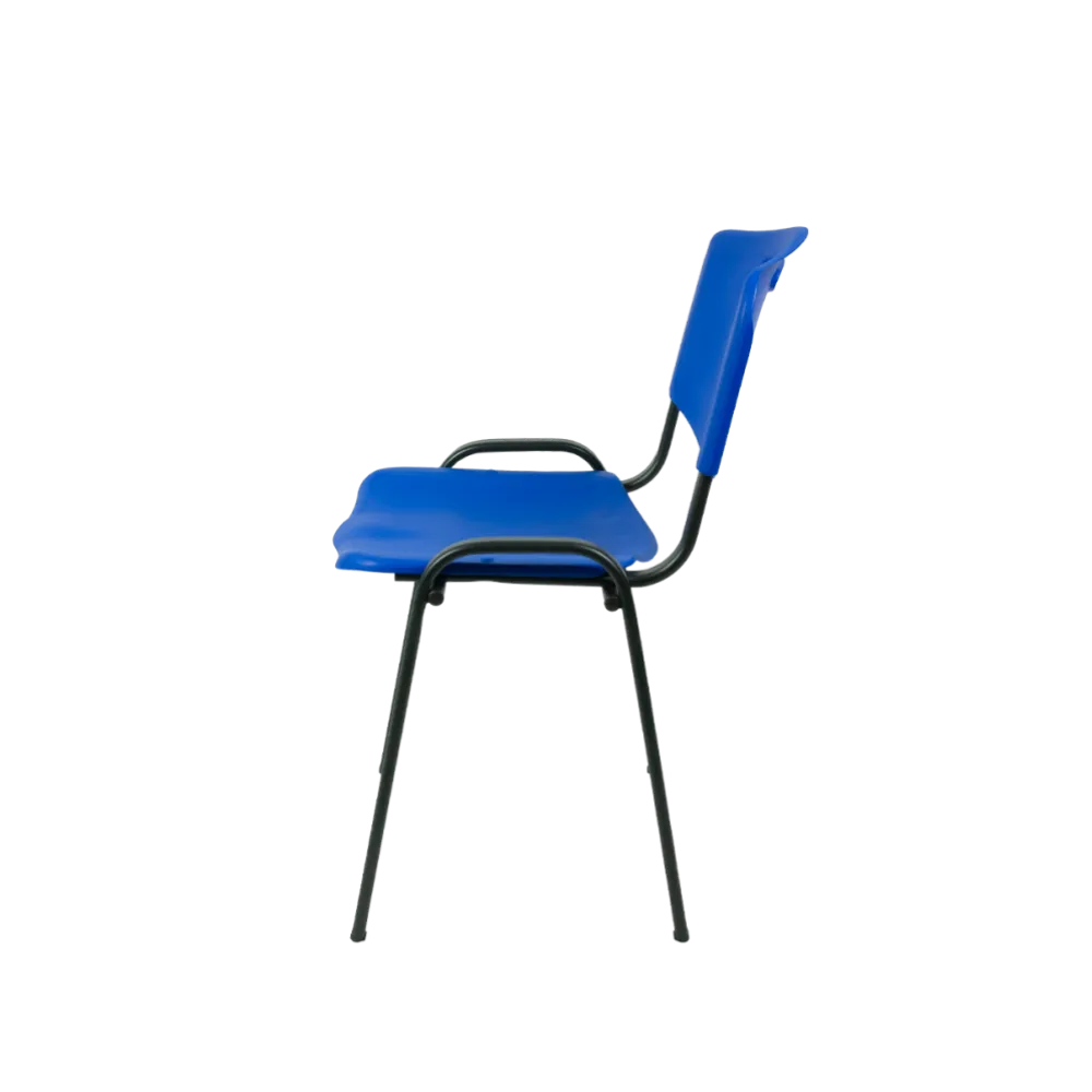 BHS.LV ISO PLAST 0131 Stacking Chair in Blue