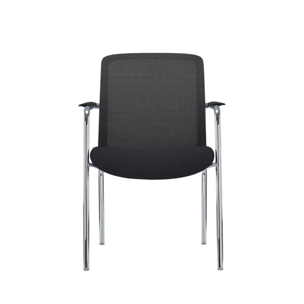 LENZO B-O300 Folding Chair with Mesh Backrest