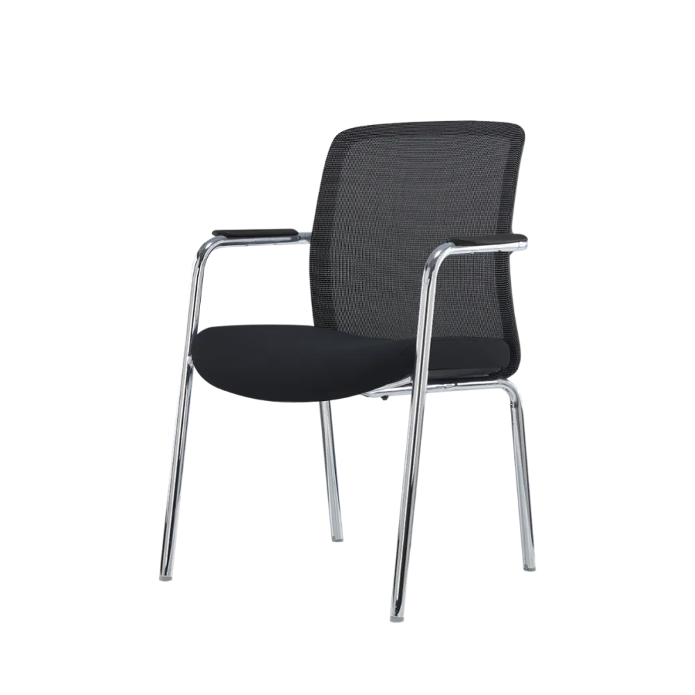 LENZO B-O300 Folding Chair with Mesh Backrest