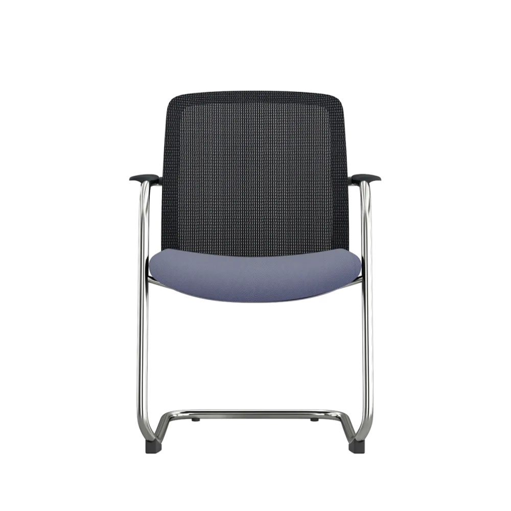 QUADRA G-334 Folding Steel Chair with Mesh Backrest