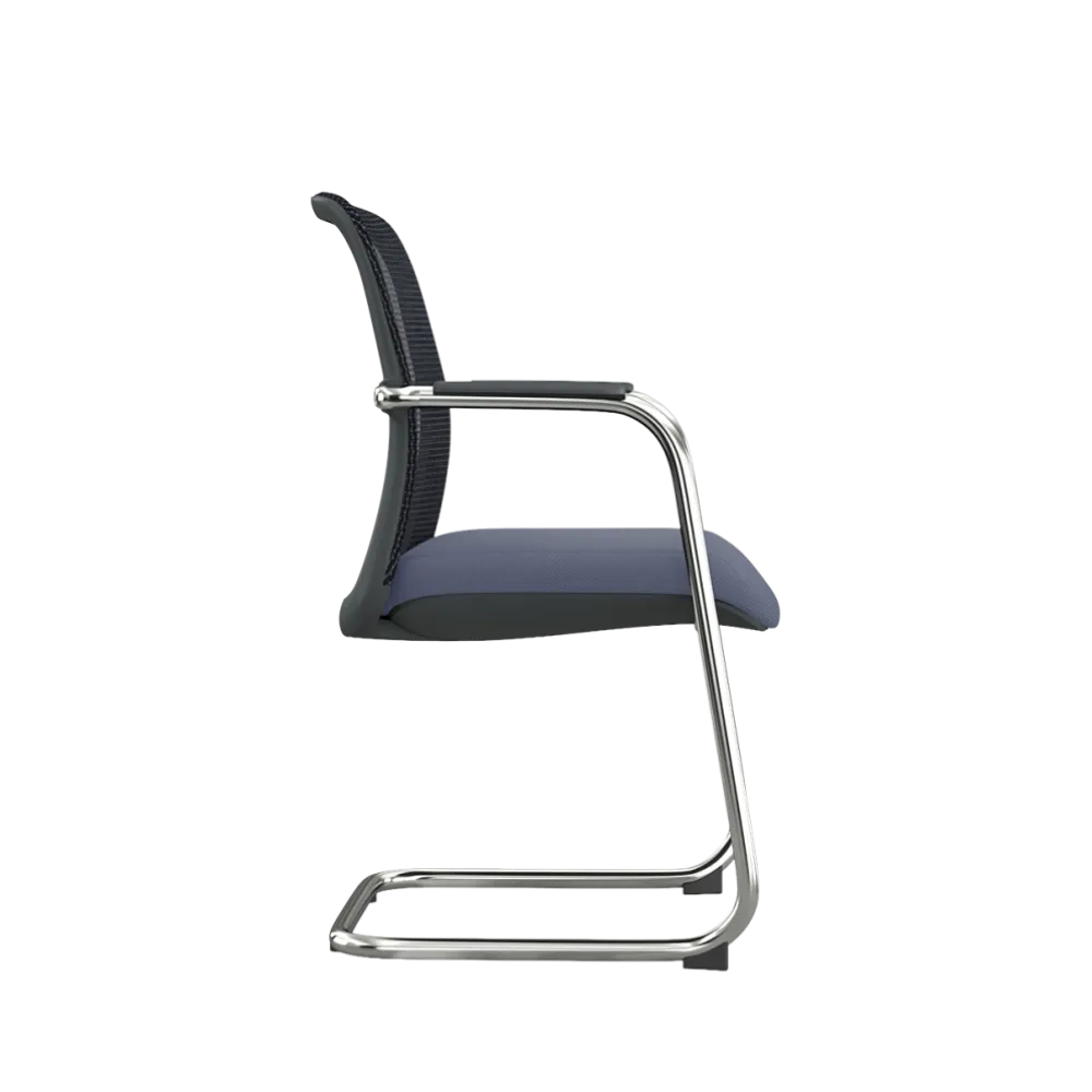 QUADRA G-334 Folding Steel Chair with Mesh Backrest
