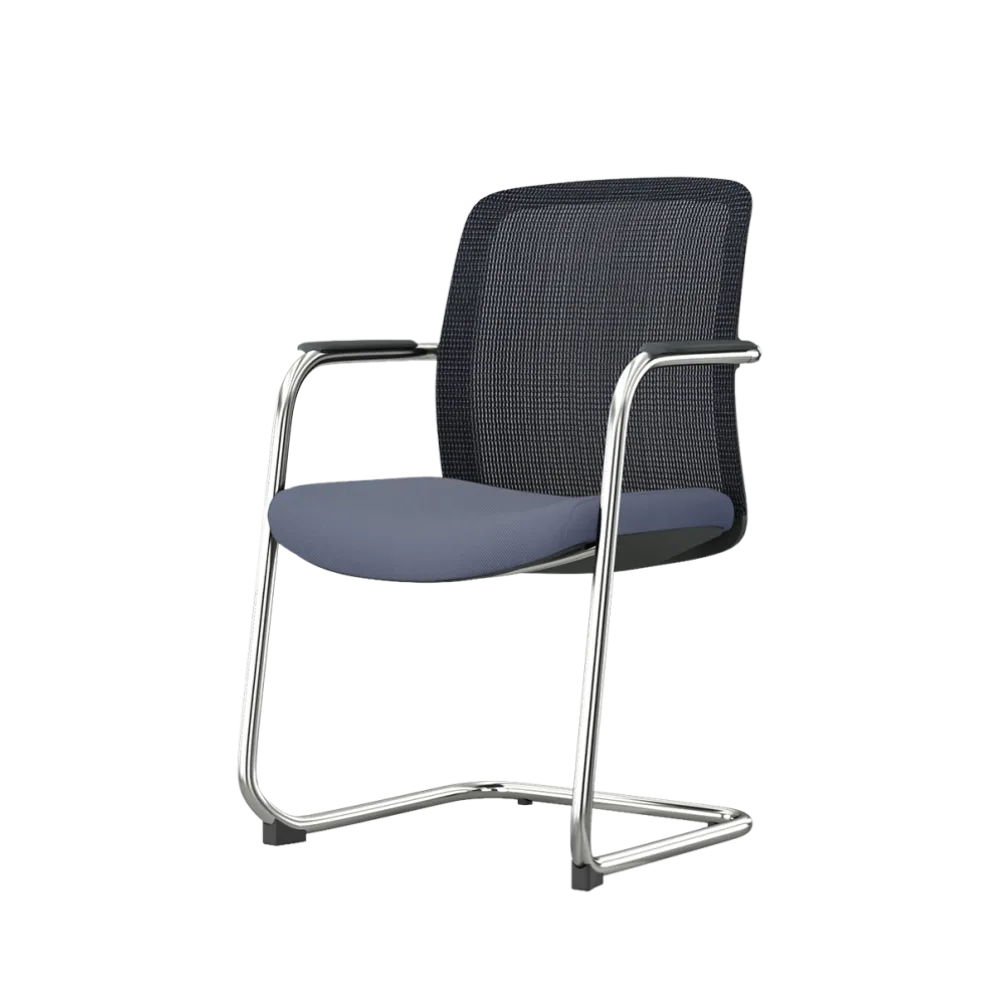 QUADRA G-334 Folding Steel Chair with Mesh Backrest
