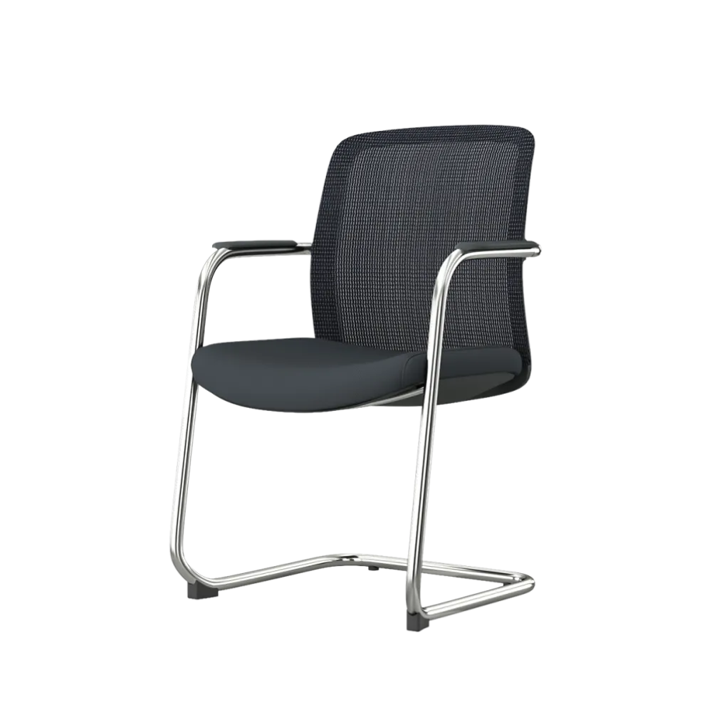 QUADRA B-O300 Folding Chair with Mesh Backrest