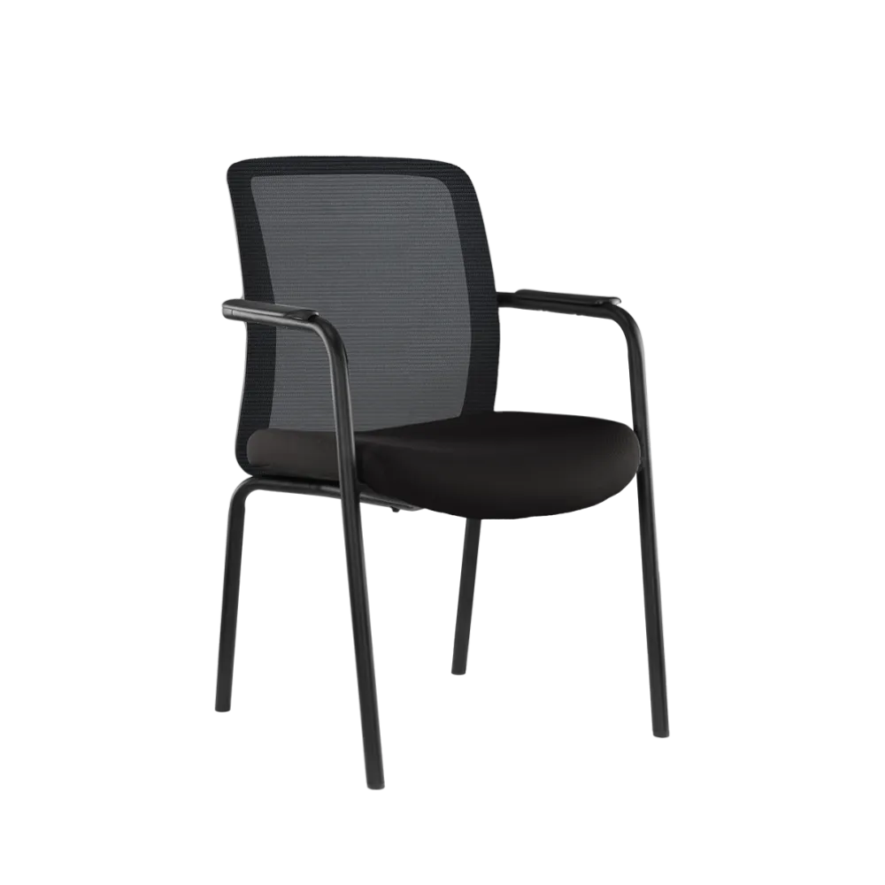 BHS FORMO O300 Professional Stacking Chair in Black