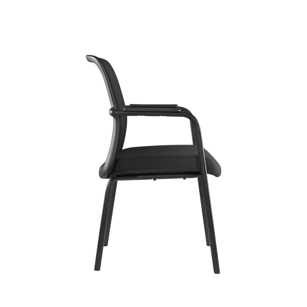 BHS FORMO O300 Professional Stacking Chair in Black
