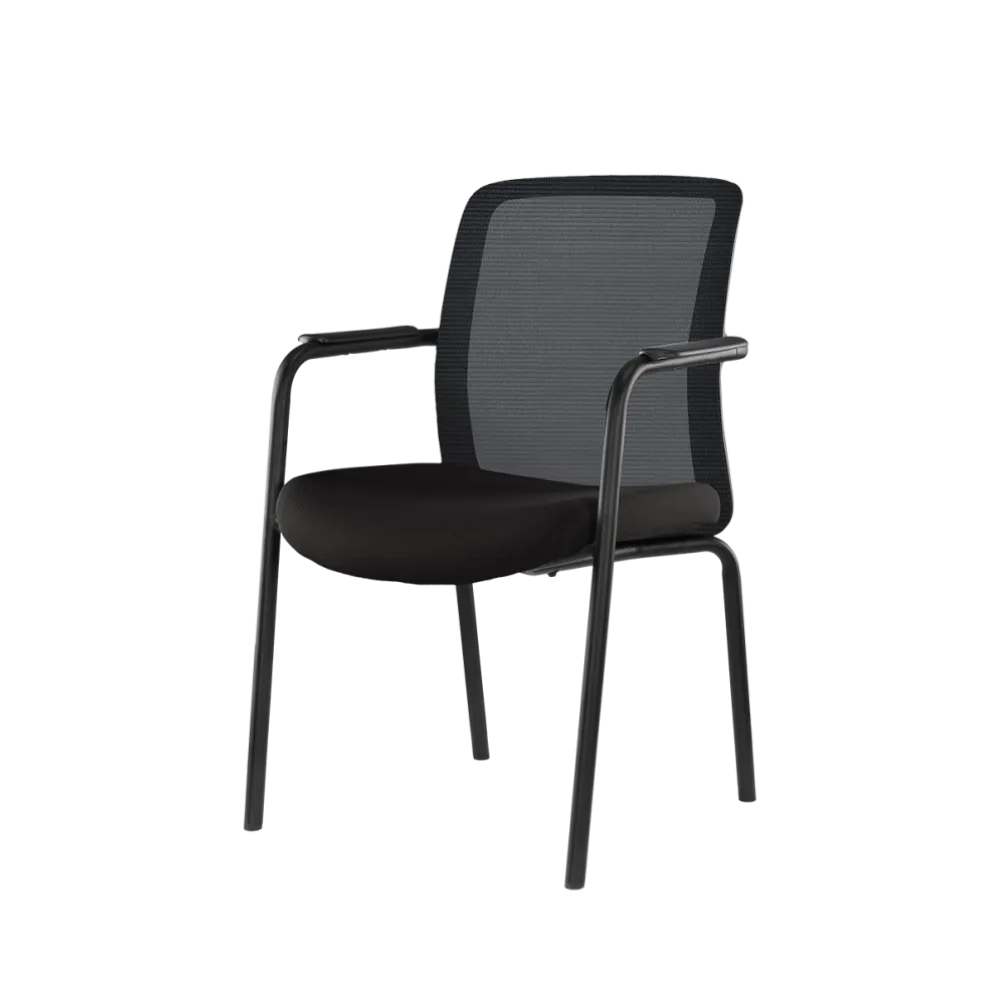 BHS FORMO O300 Professional Stacking Chair in Black