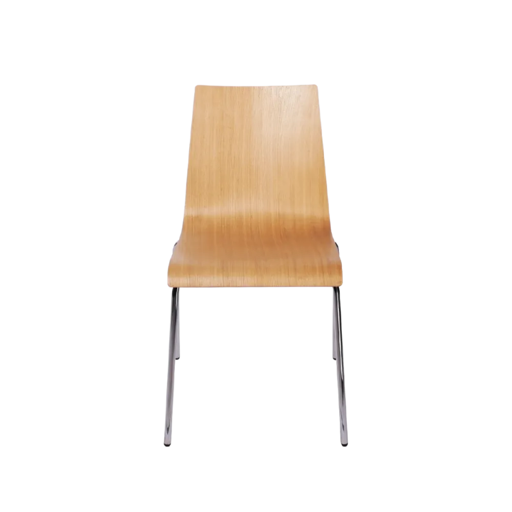 TEXAS 0390 Stackable Wooden Armrest Chair