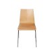 TEXAS 0390 Stackable Wooden Armrest Chair