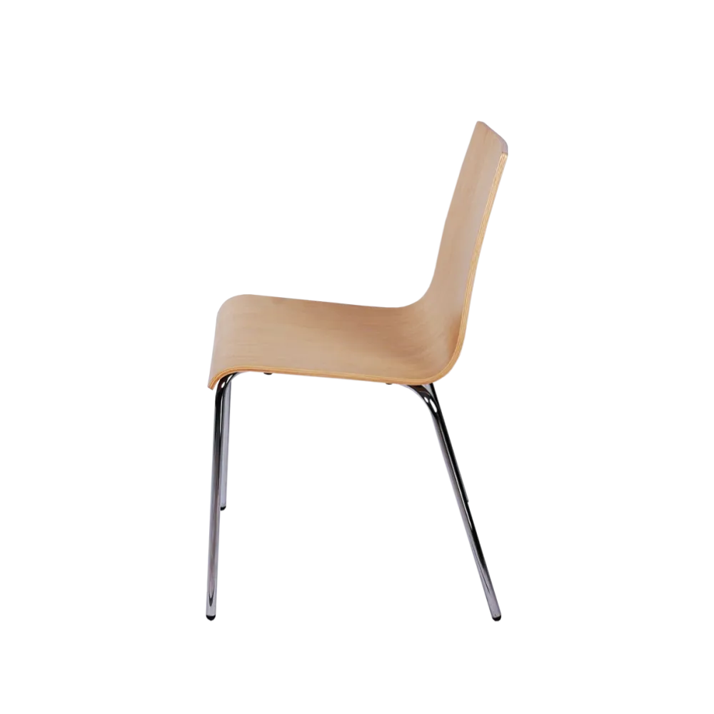 TEXAS 0390 Stackable Wooden Armrest Chair