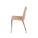 TEXAS 0390 Stackable Wooden Armrest Chair