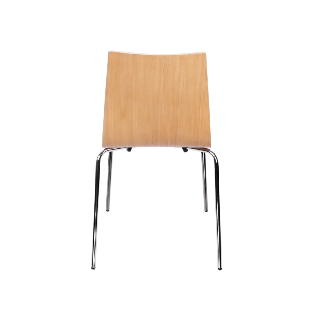 TEXAS 0390 Stackable Wooden Armrest Chair