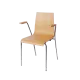 TEXAS 0390 Stackable Wooden Armrest Chair