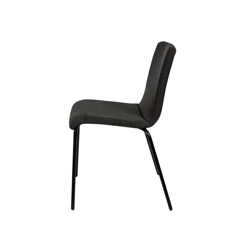 TEXAS TAP BL Stackable Catering Chair in Black