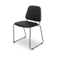Nevada Tap Stacking Chair in Black