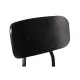 ARIZONA BL Stacking Chair in Black Steel and Oak