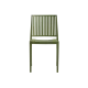 Gomera Stripes 215 Stacking Chair in Green