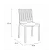 Gomera Stripes 215 Stacking Chair in Green