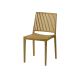 GOMERA STRIPES 315 Mustard Stacking Chair