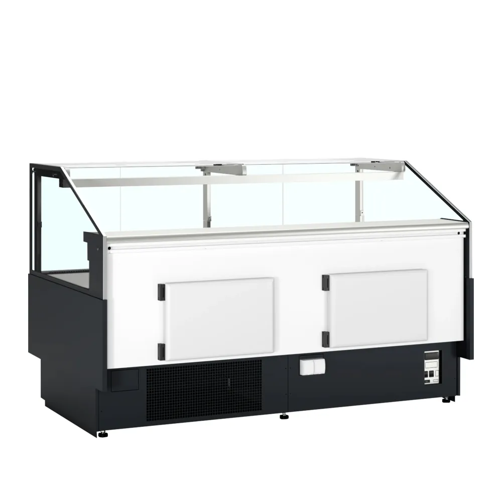 TEFCOLD SOCB18782B Black Refrigerator Showcase for Delicatessen Display