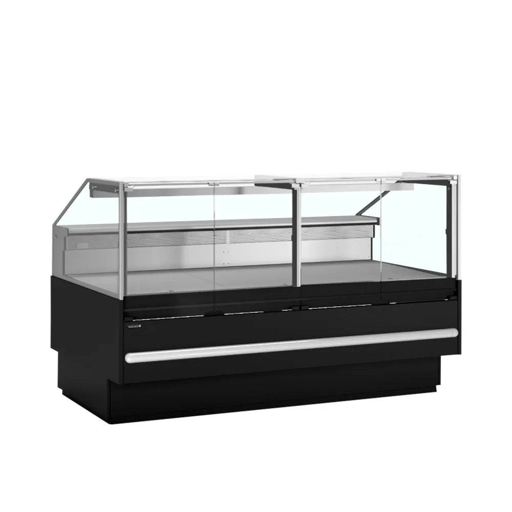 TEFCOLD SOCB18782B Black Refrigerator Showcase for Delicatessen Display