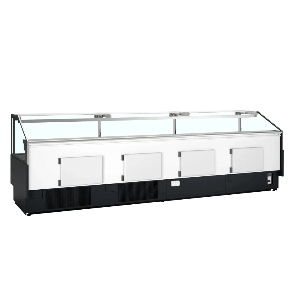 TEFCOLD SOCA-F37590B Black Refrigerator Showcase for Delicatessen Display