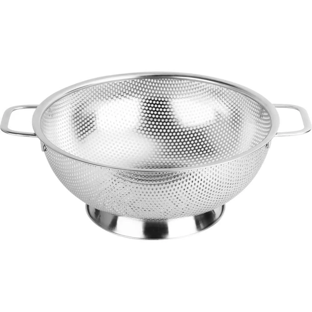 Stalgast Stainless Steel Colander with Handles, Ø 255 mm
