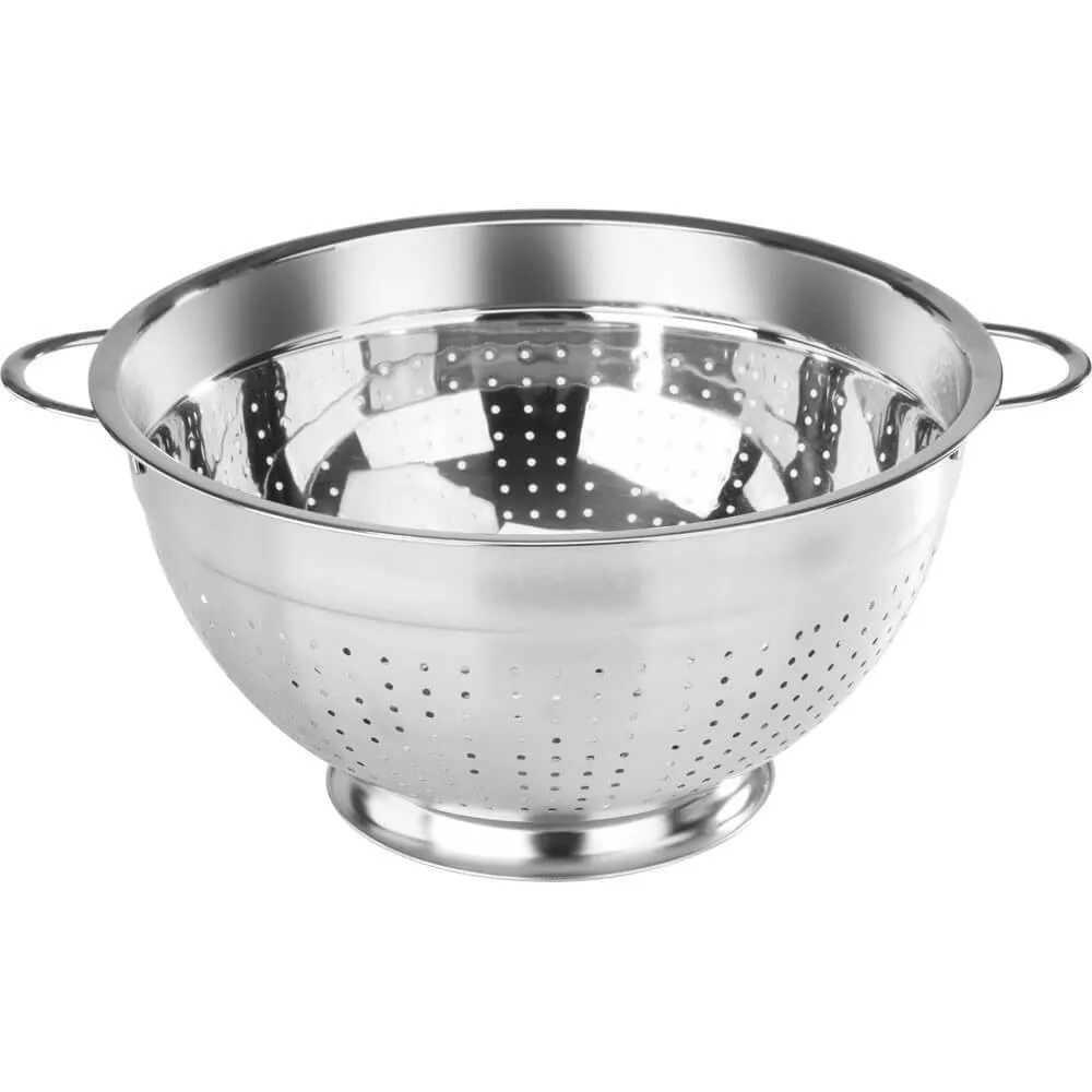 Stalgast deep colander with handles, 280 mm diameter