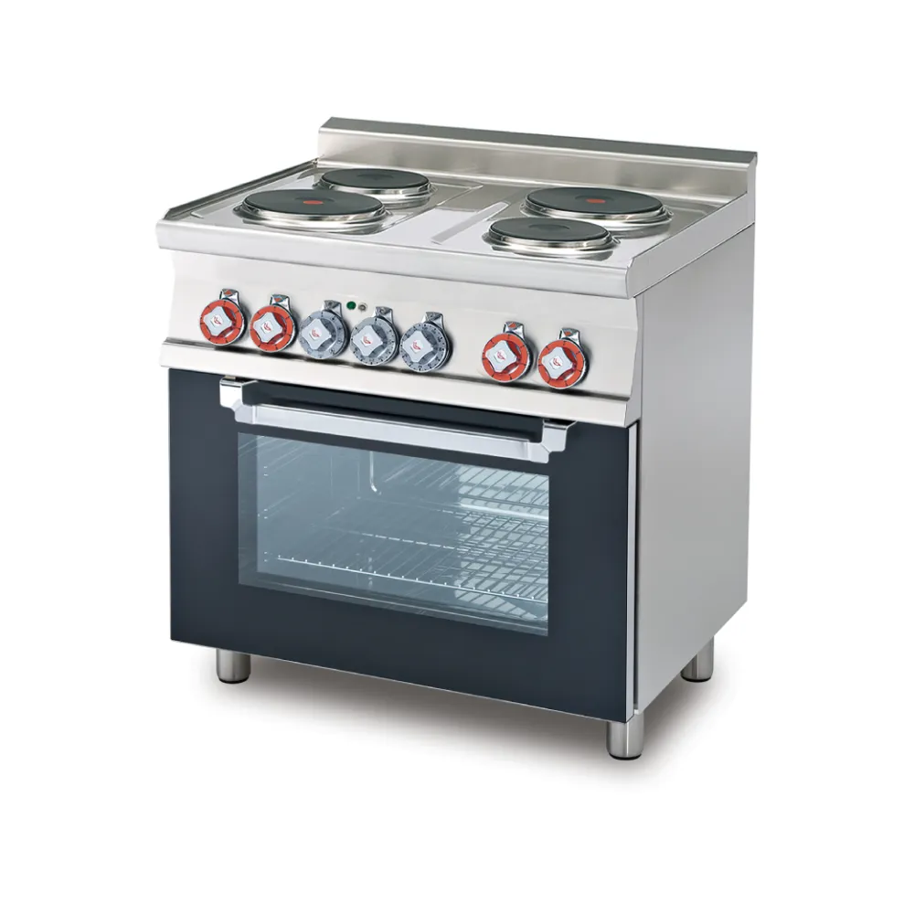 LOTUS CF4-68ET/V Electric Stove with Oven for Marine Kitchens