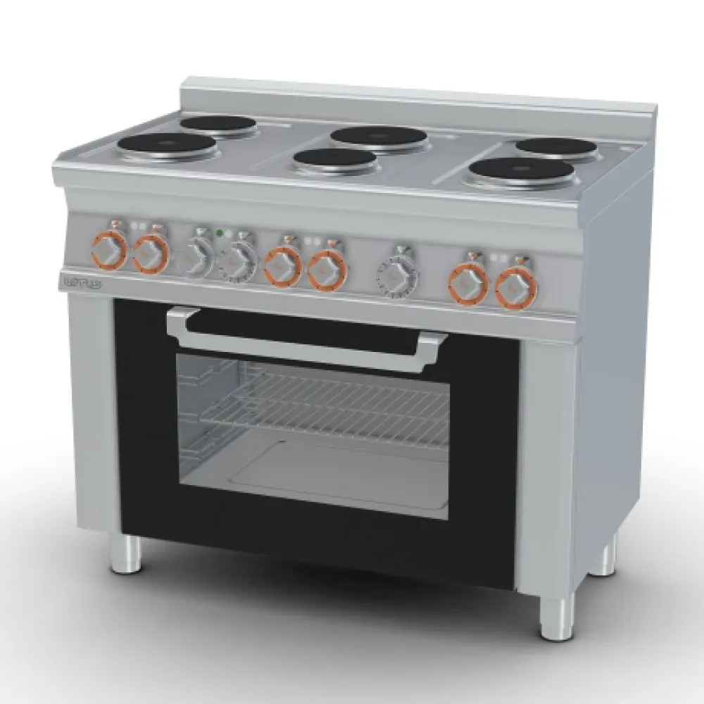LOTUS CF6-610ET/V Electric Ship Stove with Oven & Six Plates