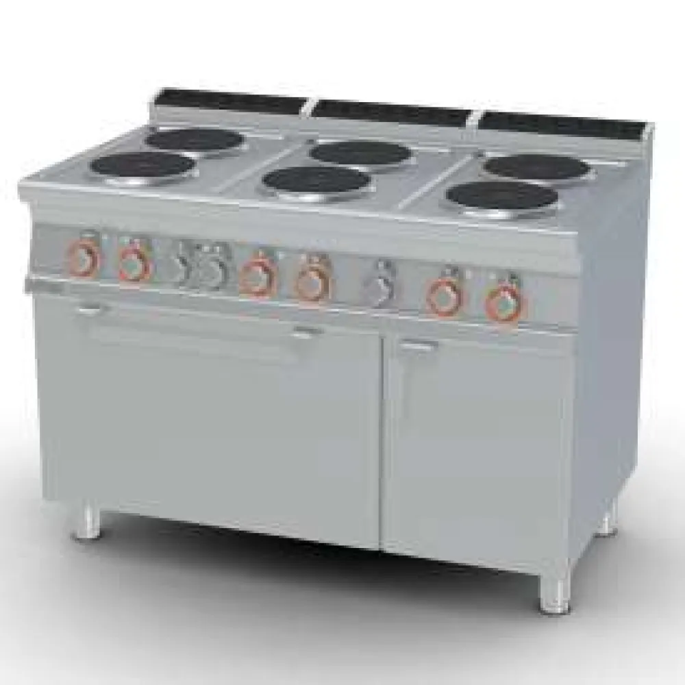 LOTUS CFV6-712ETV Electric Range with Six Hotplates and Oven