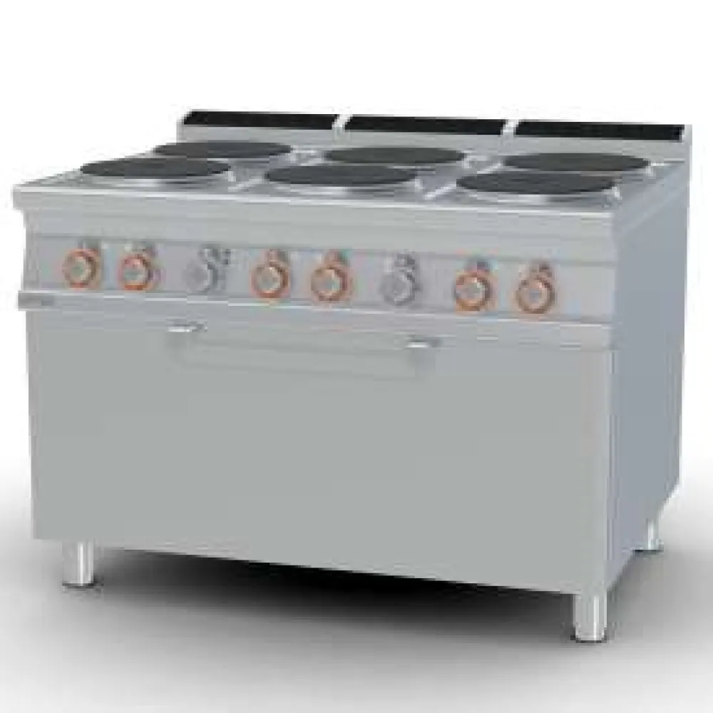 LOTUS CF6-712ET Electric Range with Six Hotplates and Oven
