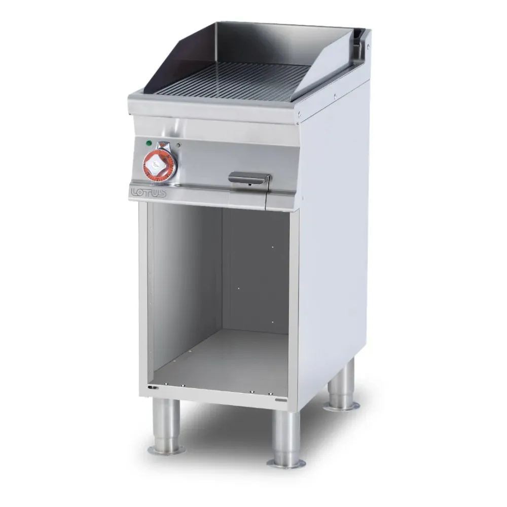 LOTUS Electric Ribbed Griddle with Neutral Cabinet FTR-74ETX