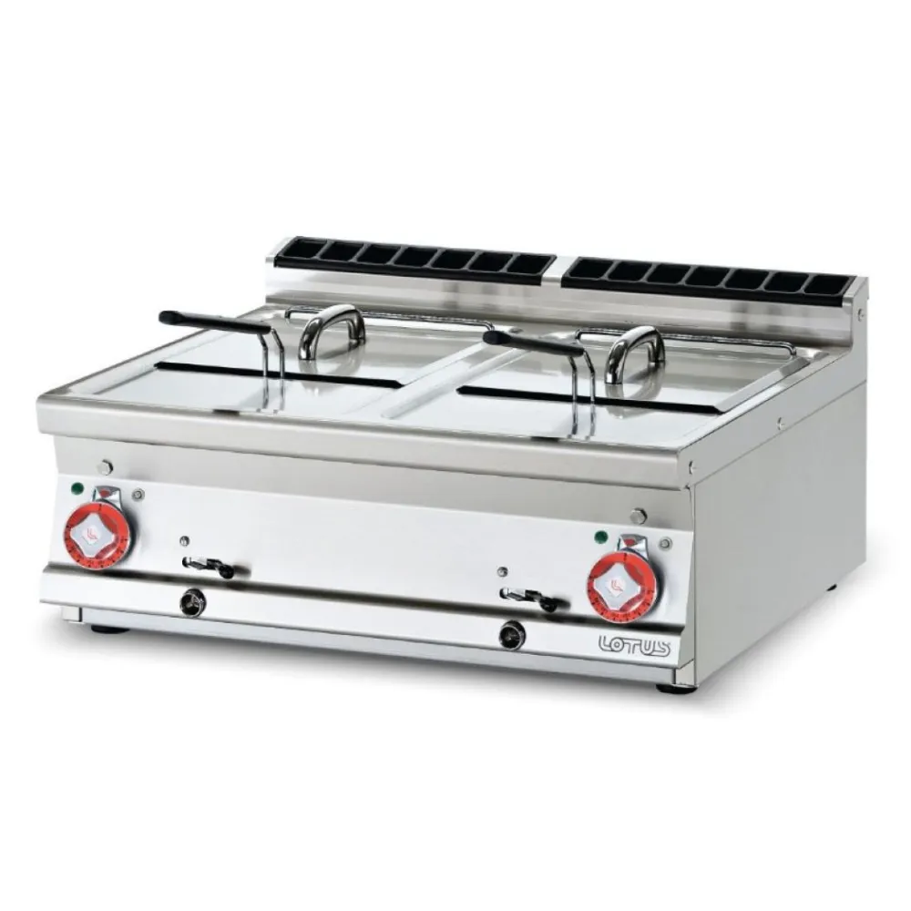 LOTUS Electric Fryer 13+13 L with Dual Baskets