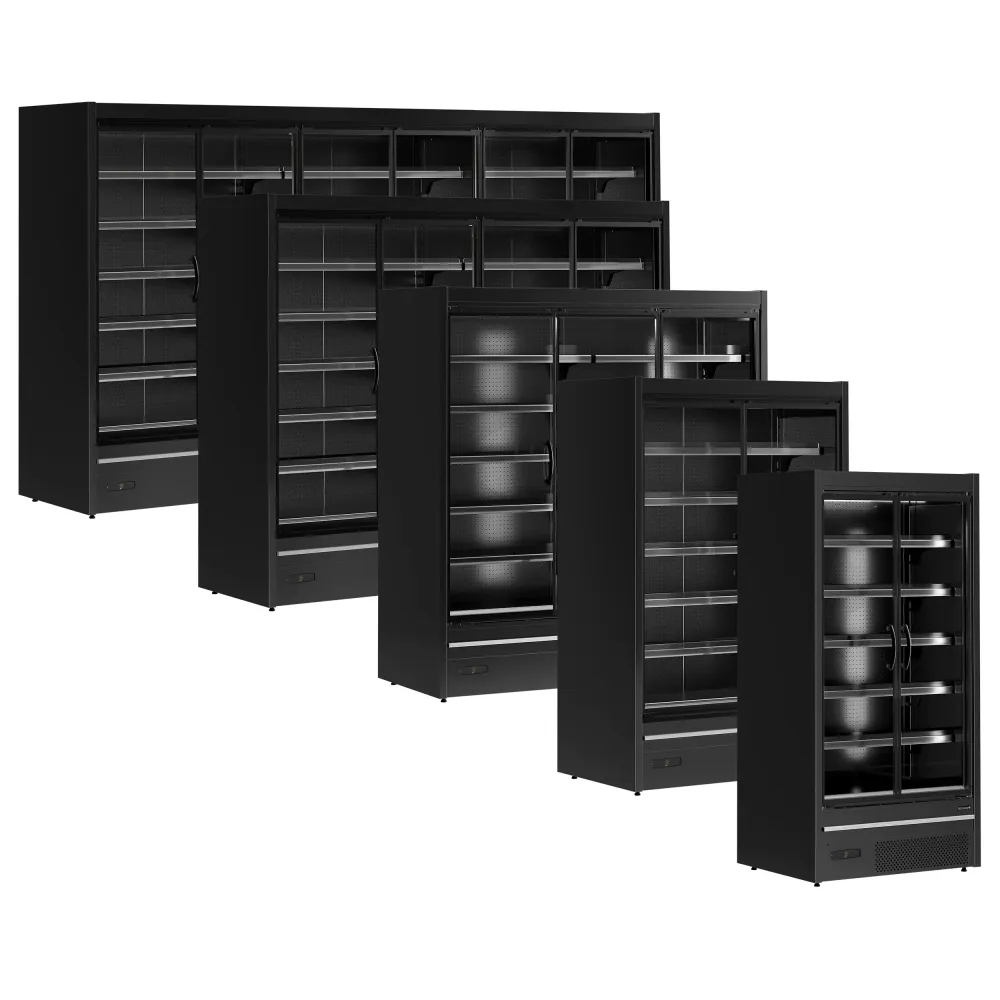 TEFCOLD English Multideck Display Cooler with Hinged Doors