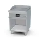 LOTUS Electric Fry-Top with Ribbed 1/2 Plate & Touch Screen