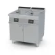 LOTUS Electric Fryer with Neutral Cabinet 18+18 Litre Touch Screen