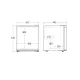 Refrigerator 48 L SKS56WE